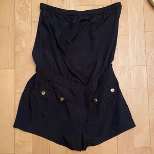 Express short romper black